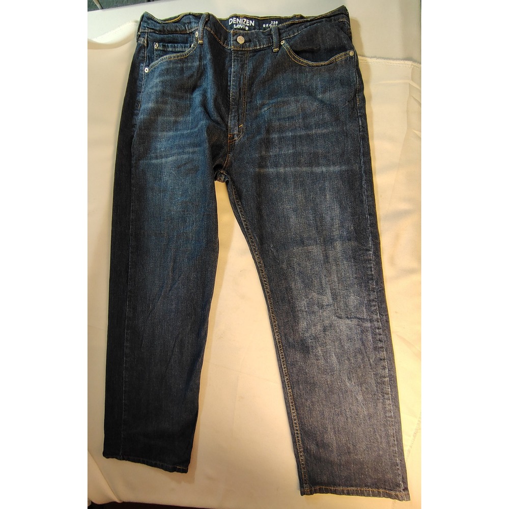 Denizen from Levis 236 Regular Fit Mens Dark Wash Straight Leg Jeans 38x32
